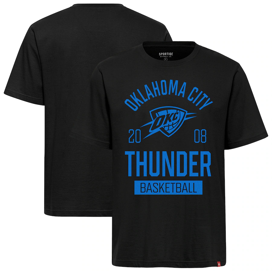 Men Oklahoma City Thunder short T Shirt 2025 style 9